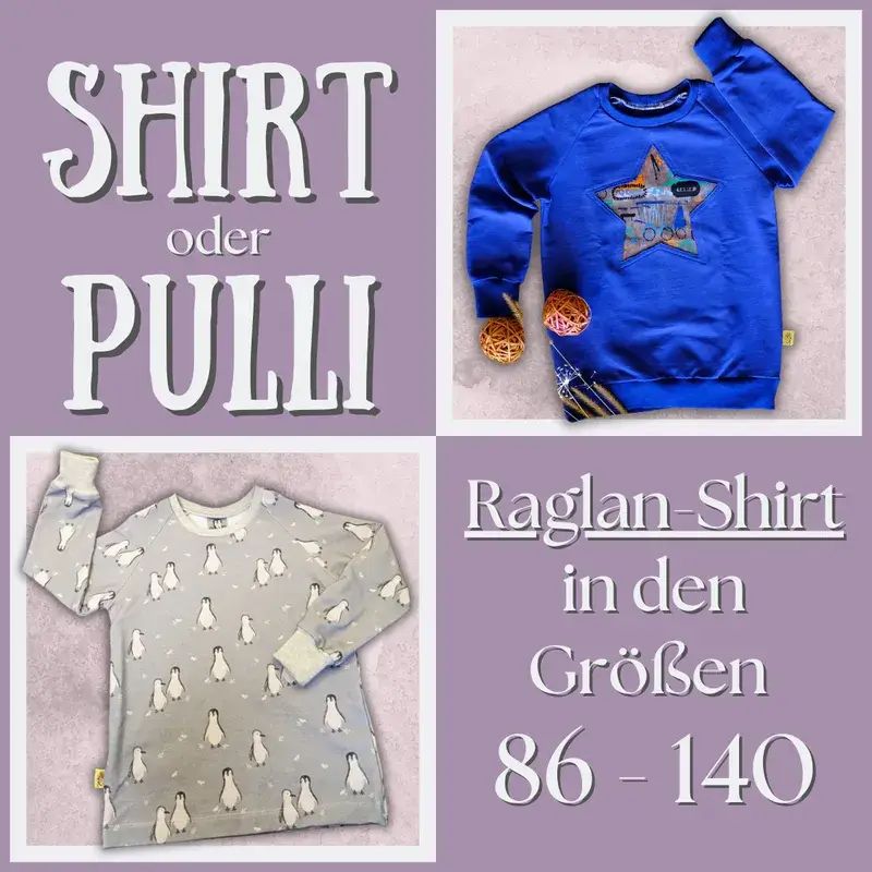 individuelles Langarm-Raglan-Shirt