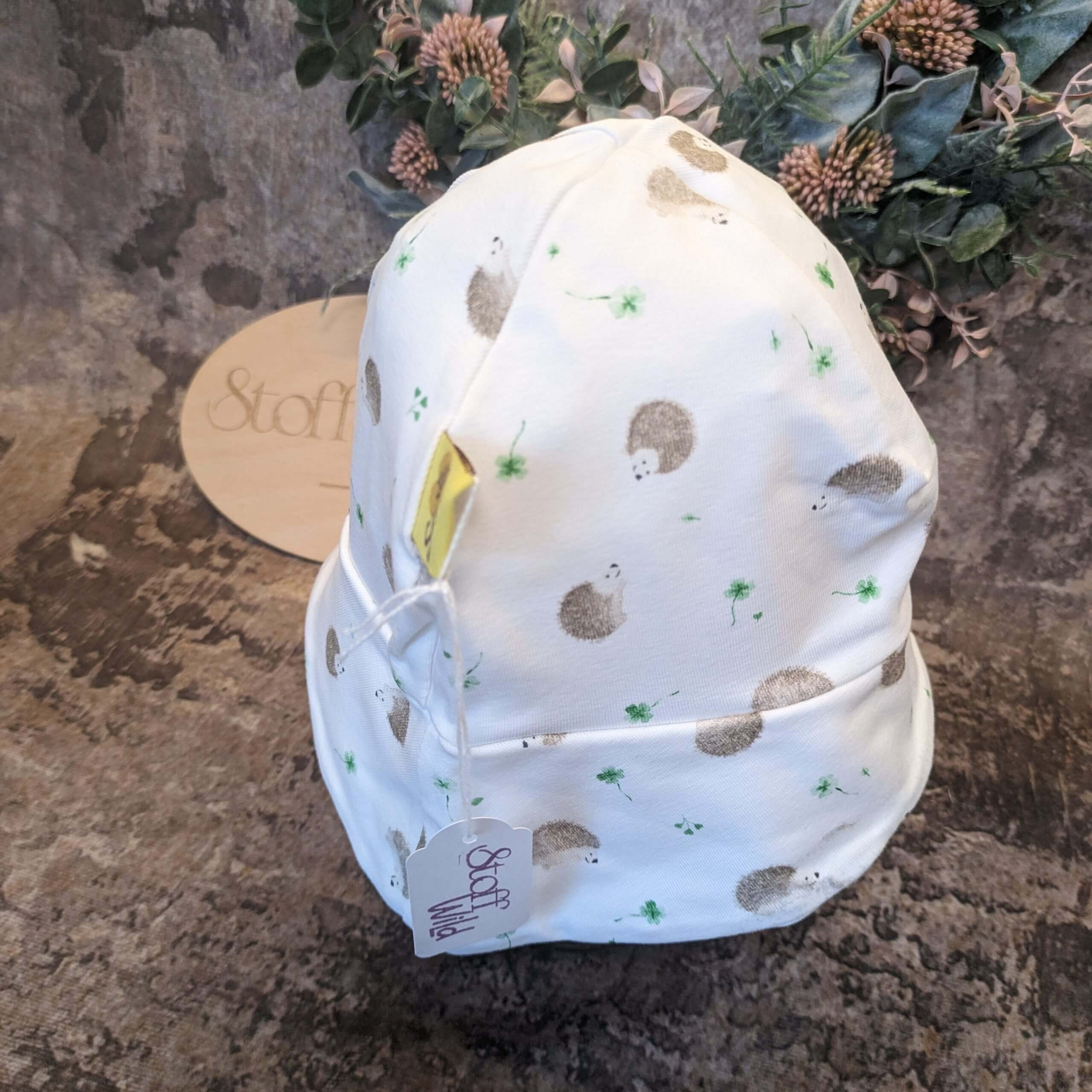 Sommerhut mit Nacken-Schutz "Igel, grün" - Image 4