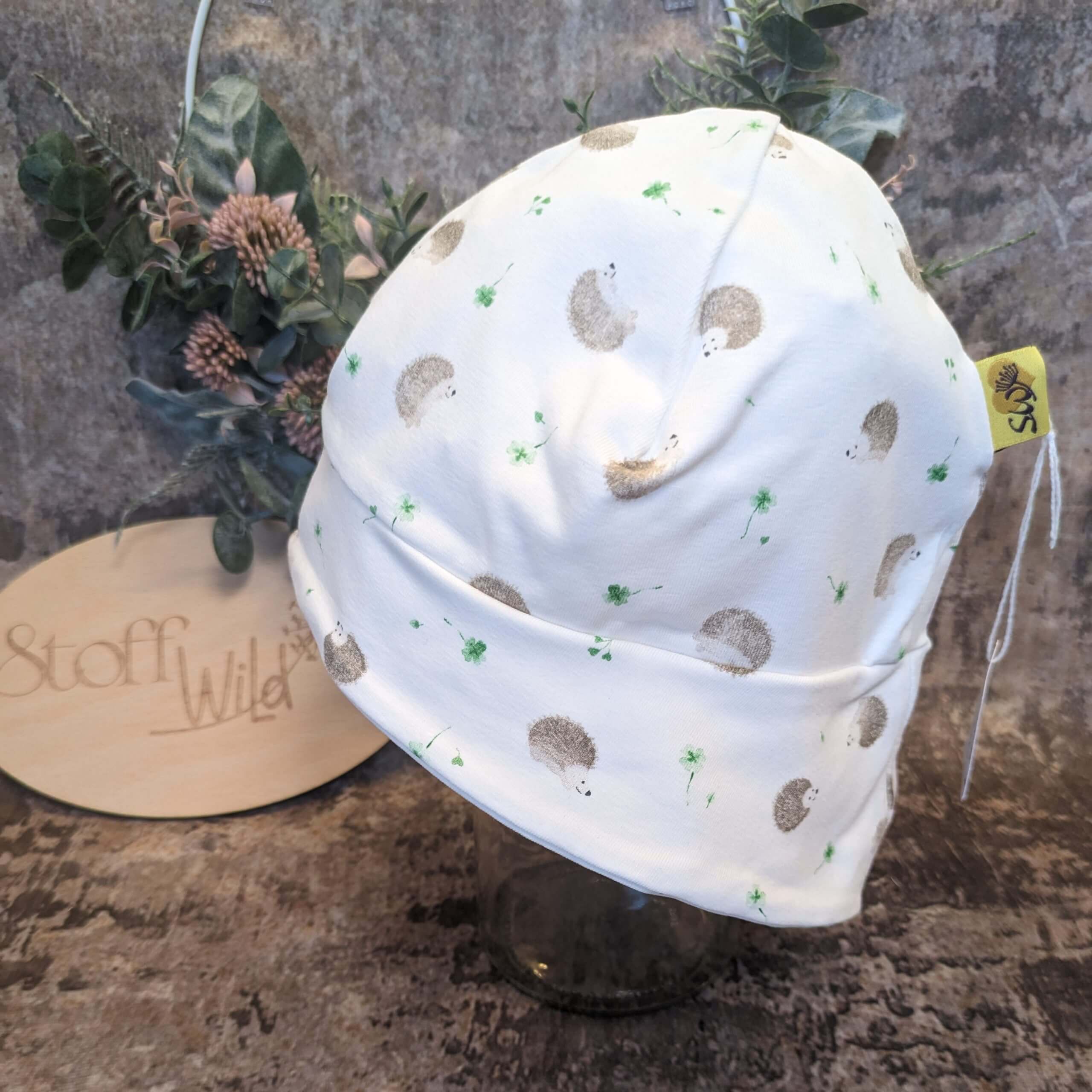 Sommerhut mit Nacken-Schutz "Igel, grün" - Image 2