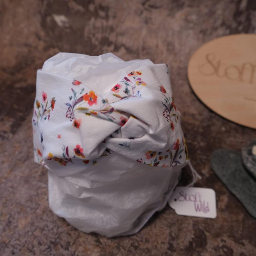 Knoten-Stirnband "Blumenstrauss" - Image 4