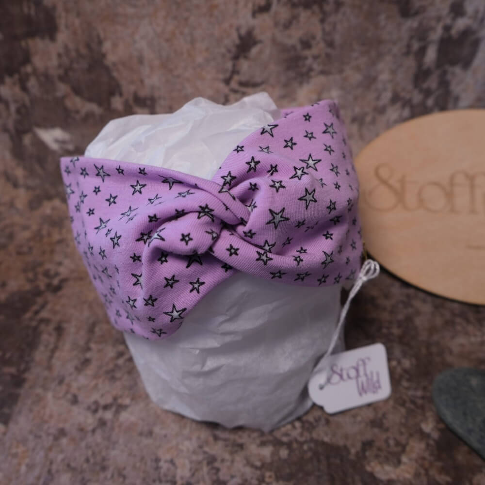 Knoten-Stirnband "Sterne" - Image 2