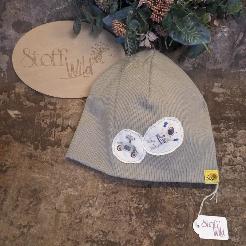 Wende-Beanie aus Ripp-Jersey "Robo" - Image 2