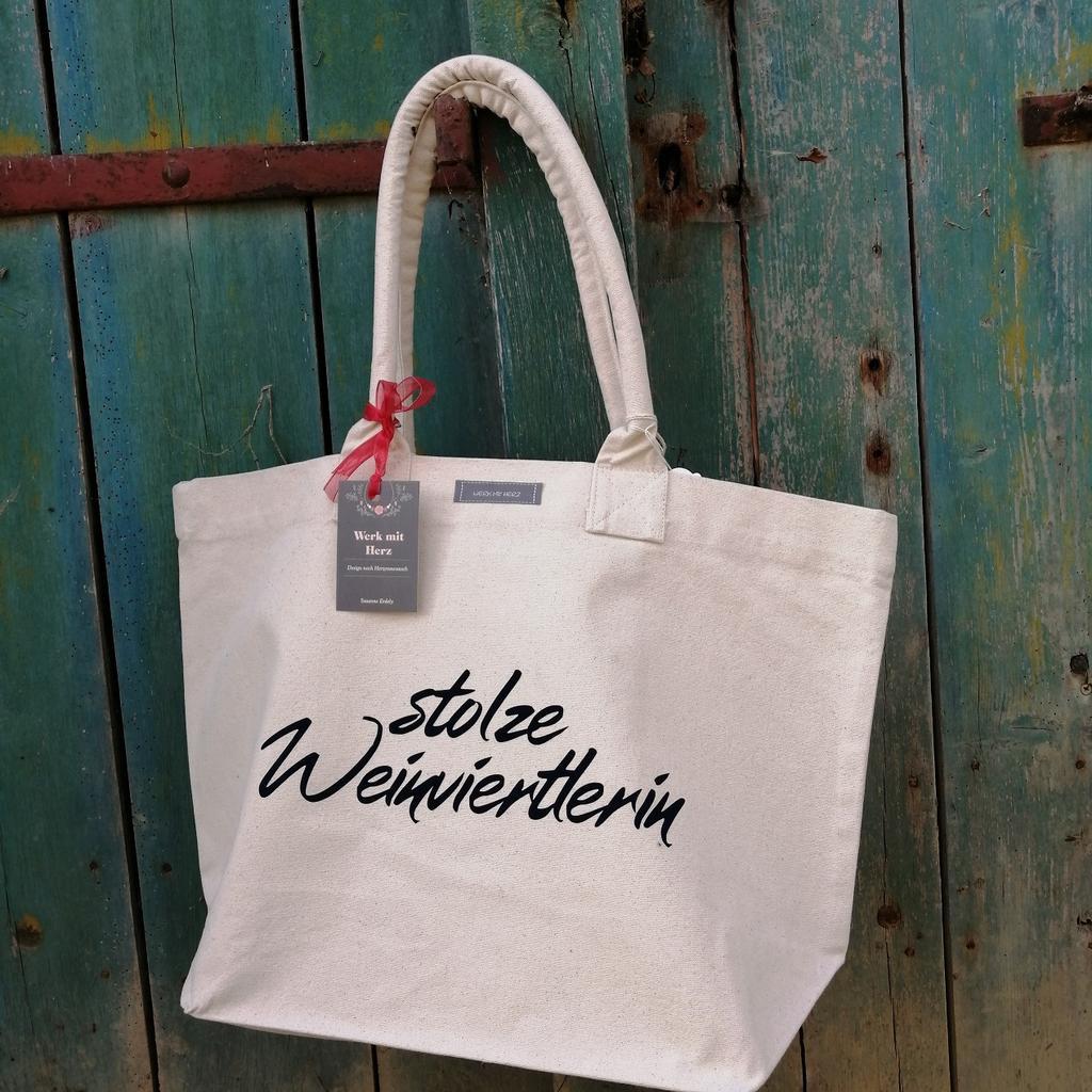 Baumwoll Shopper stolze Weinviertlerin