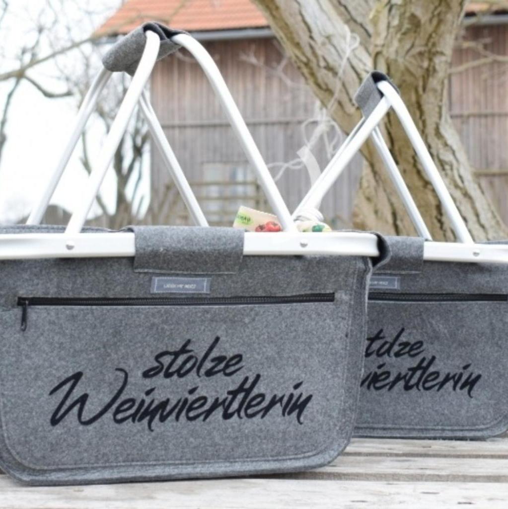 Einkaufskorb Filz stolze Weinviertlerin
