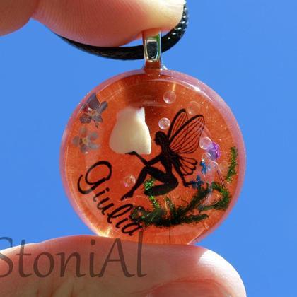 ZAHNFEE HALSKETTE/MILCHZAHN/ECHTE BLÜTEN - Image 4