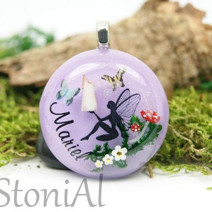 Zahnfee Fliegenpilz Andenken/Milchzahn Schmuck