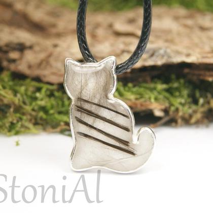 Katzenhaare Andenken 925 Silberkatze - Image 2