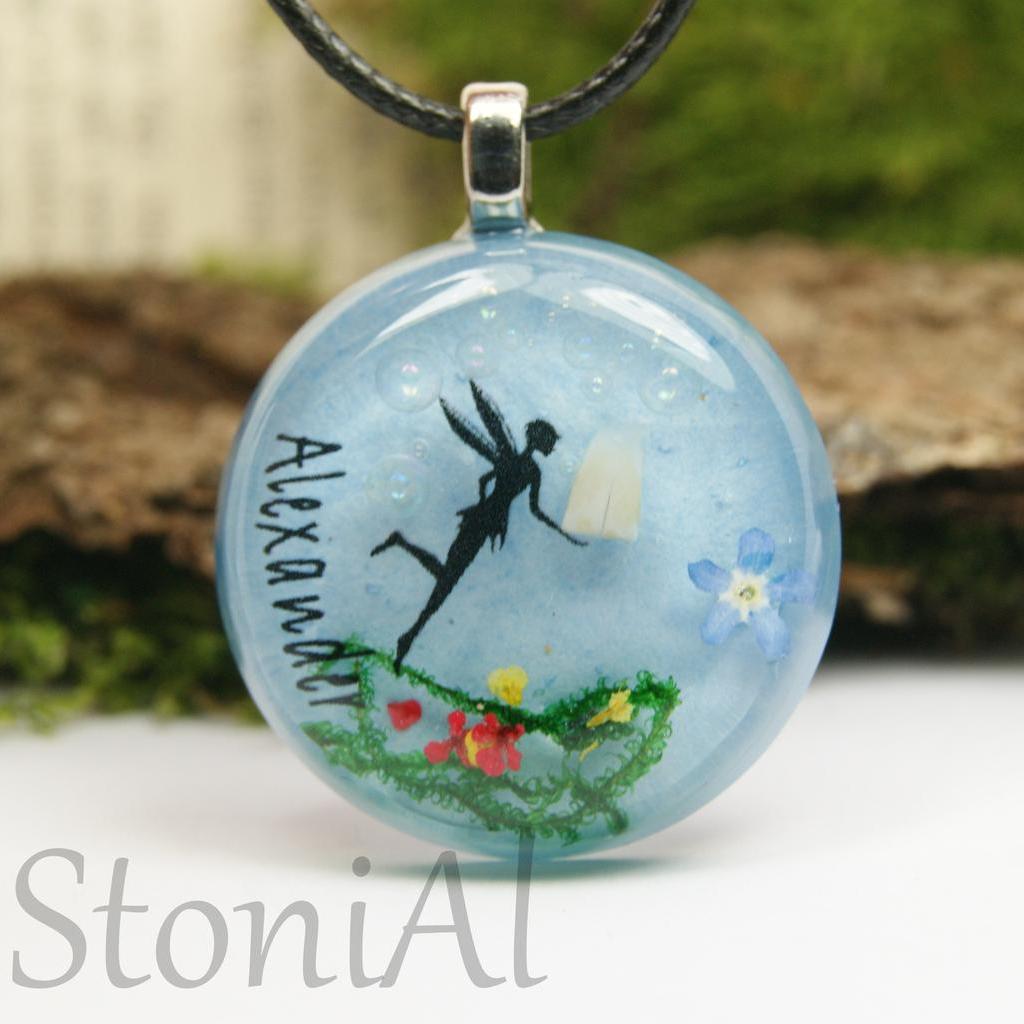 Junge Milchzahn/Andenken/Milchzahn Schmuck/ Zahnfee