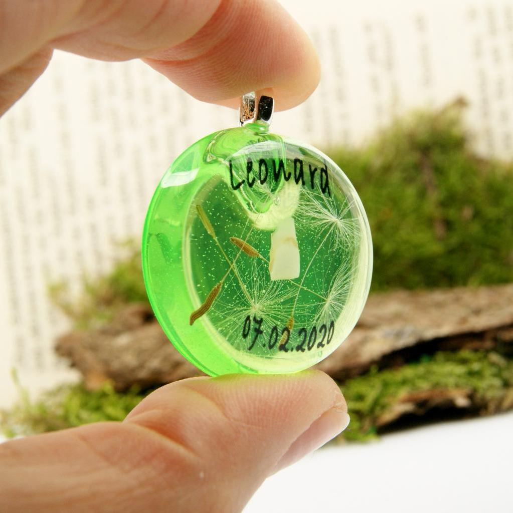 Milchzahn & Pusteblumen /Andenken/Milchzahnschmuck