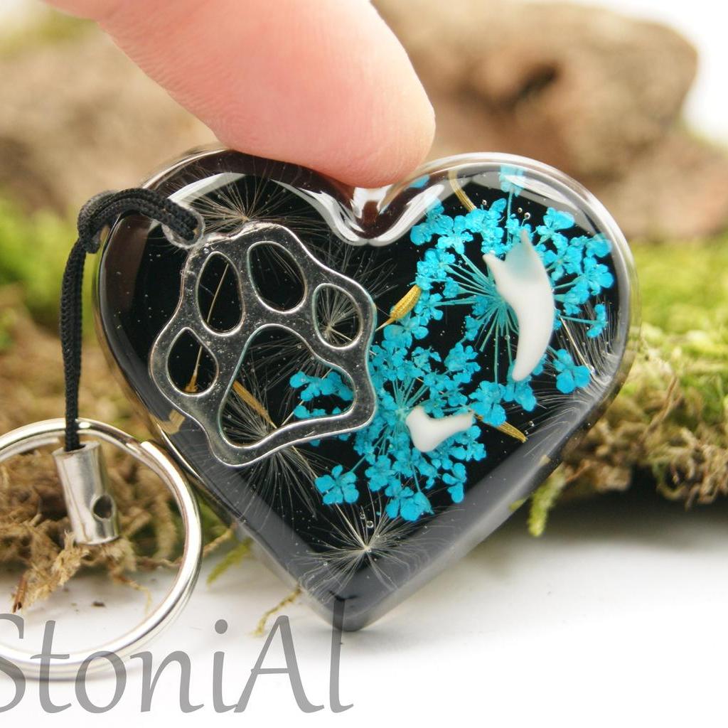 Tier Zahn Erinnerung /Hundezähne/Katzenzähne Schlüsselanhänger - Image 2