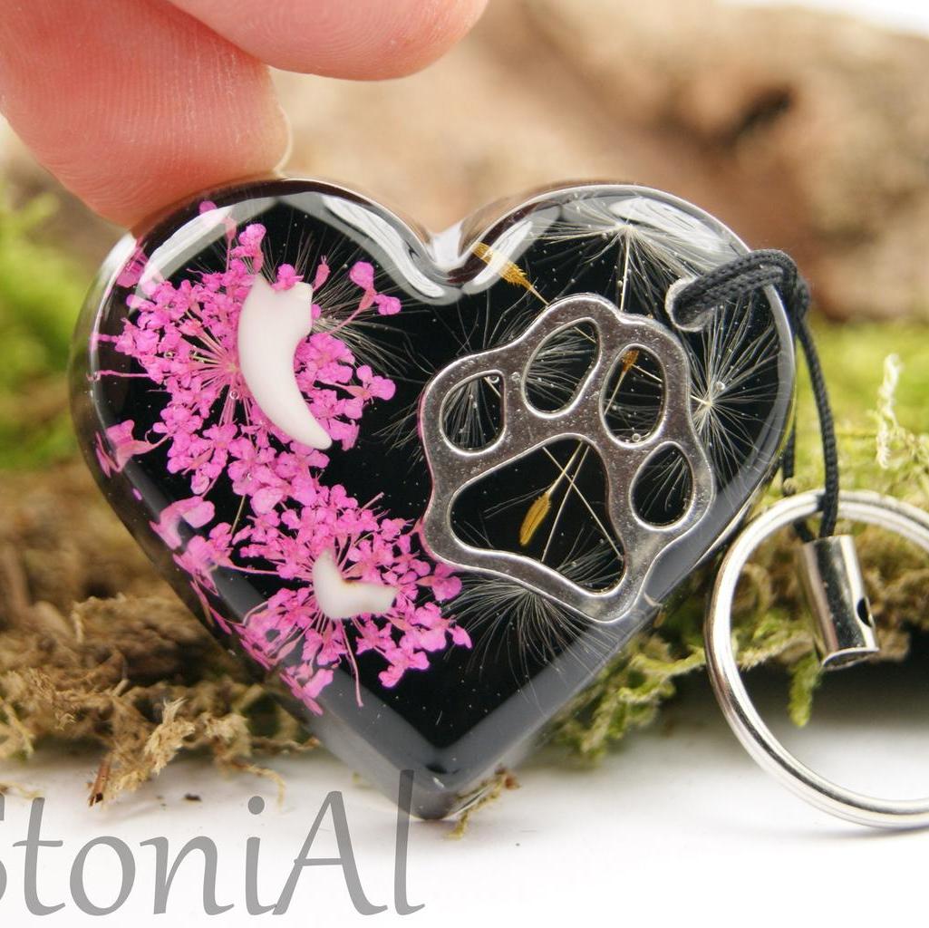 Tier Zahn Erinnerung /Hundezähne/Katzenzähne Schlüsselanhänger