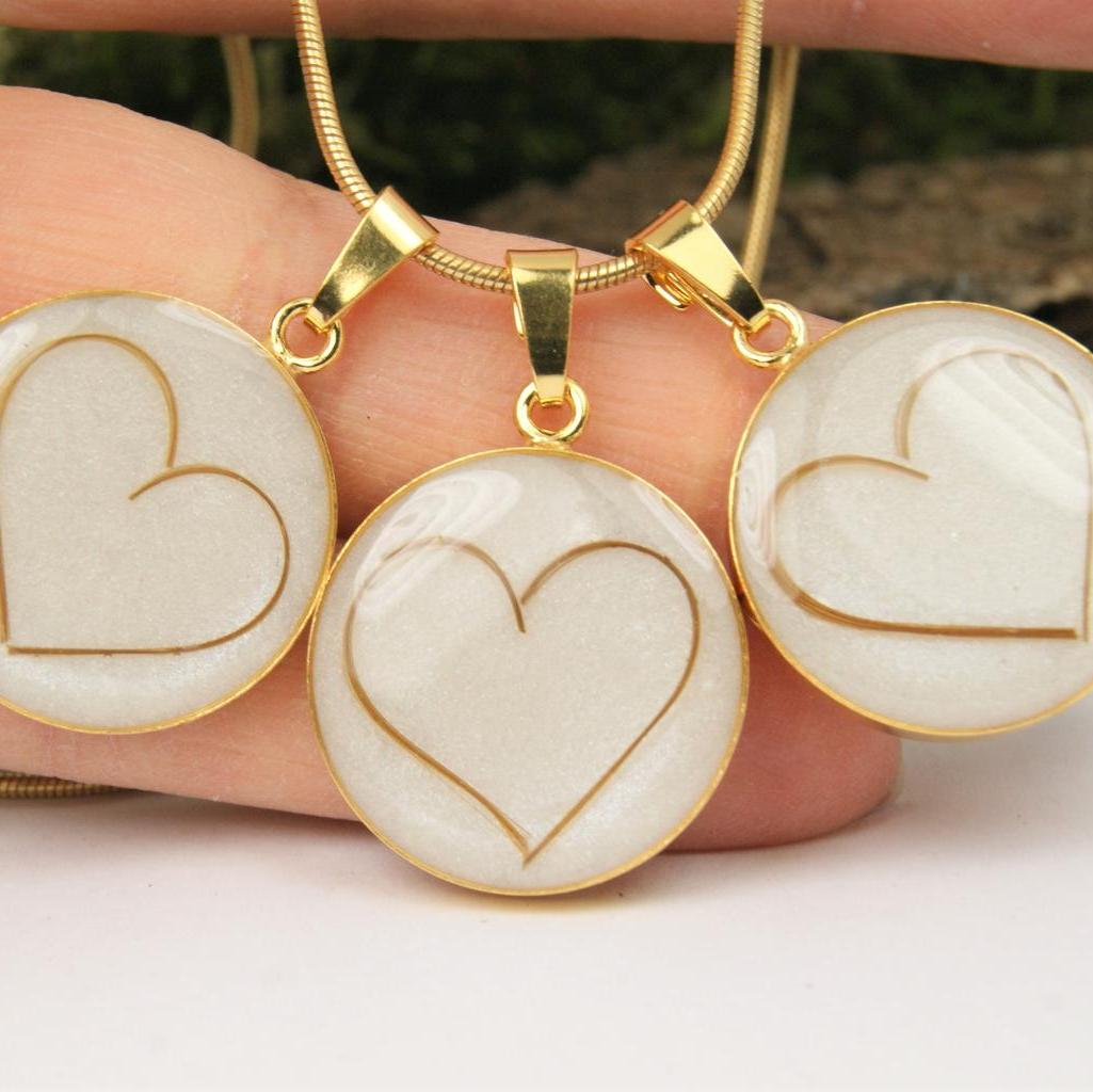 Herz aus Haaren Erinnerungsschmuck - Image 2