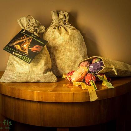 Beeofix Anzündhilfen 10 Stück im Jute- bzw. Stoffbeutel - Image 2