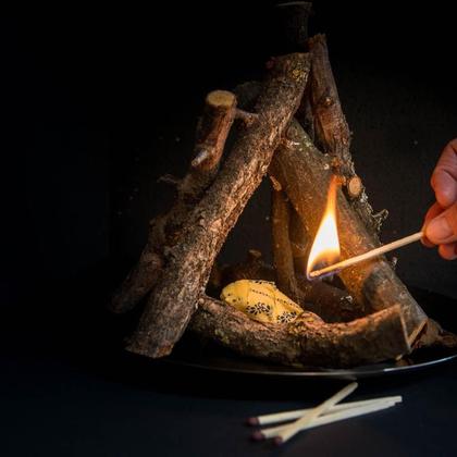 Beeofix Anzündhilfen 10 Stück im Jute- bzw. Stoffbeutel