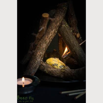 Beeofix Anzündhilfen 20 Stück im Jute- bzw. Stoffbeutel - Image 2