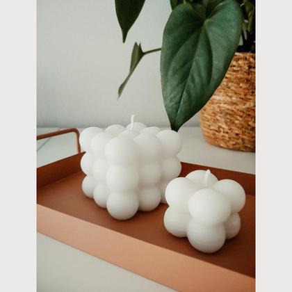 Bubble Candle Large, Kerze Boho-Chic, Wüfelkerze, Kerze, 1 Stück - Image 3