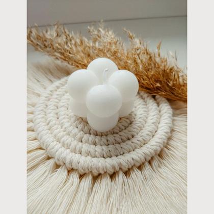 Bubble Candle Large, Kerze Boho-Chic, Wüfelkerze, Kerze, 1 Stück