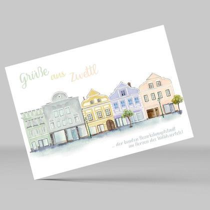 Ansichtskarte "Buntes Zwettl"