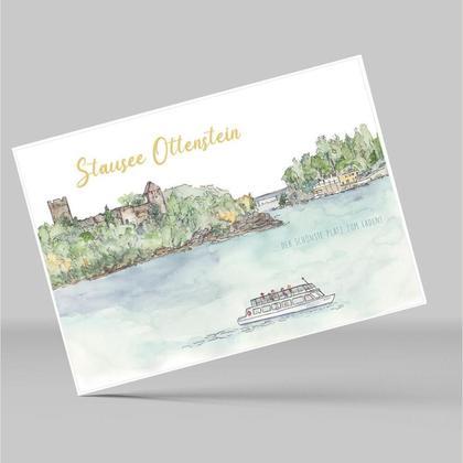 Ansichtskarte Stausee Ottenstein