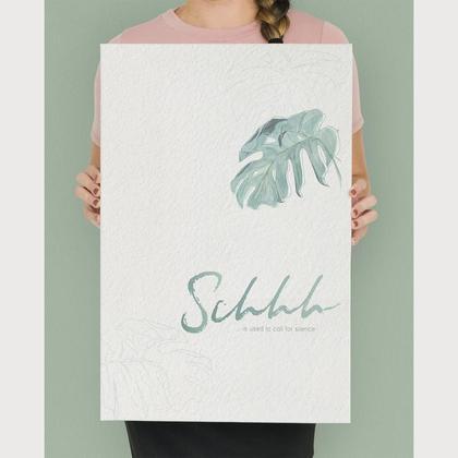 Schhh - sei leise Poster