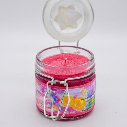 "Adventabend" Weihnachtskerze im Drahtbügelglas - Image 2