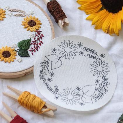 Stick & Stitch „Sonnenblumenkranz“ - Image 4