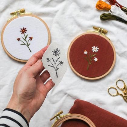 Stick & Stitch 3er Pack „Blumen“ - Image 2