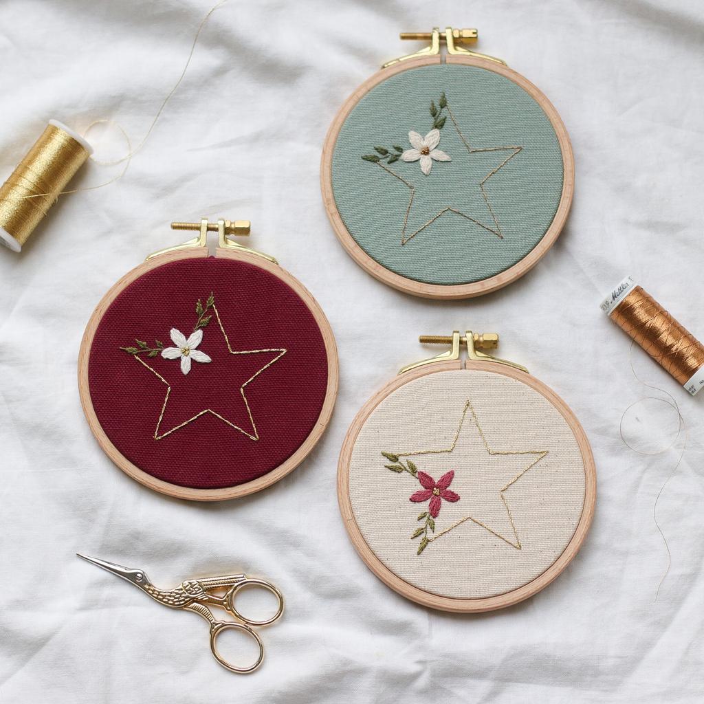 Stickbild „kleiner Stern“