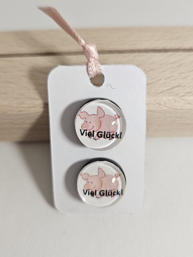 Glücksbringer Magnet - Glücksschwein