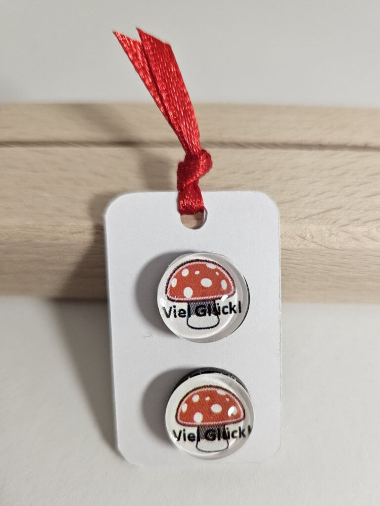 Glücksbringer Magnet - Glückspilz