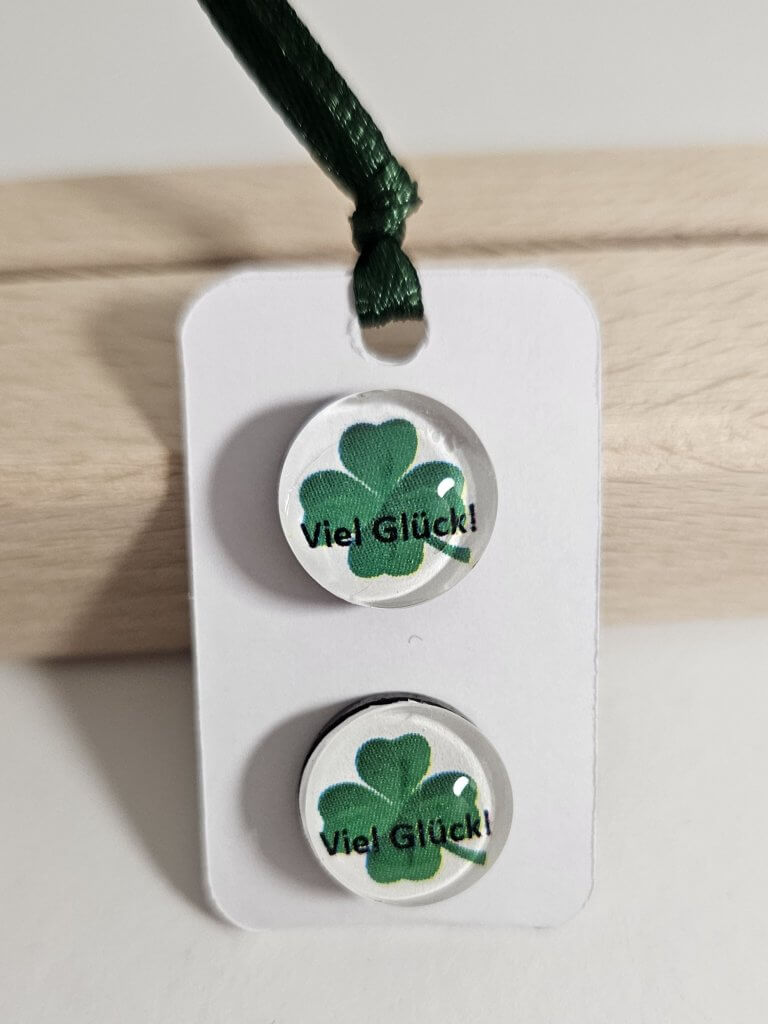 Glücksbringer Magnet - Kleeblatt