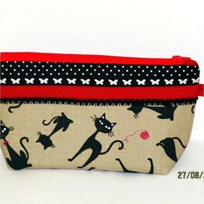 Katzendame- Schmink- und Kulturtäschchen - Image 4