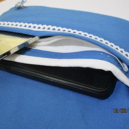 Geldtasche mit Handy quer 3Fach - Image 2