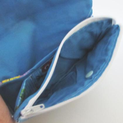 Brieftasche Geldtasche 3 Fach ,Zipp, kluge Eulen - Image 2