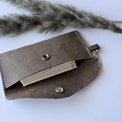 Zero Waste Taschentuchtasche aus veganem Leder - Image 4