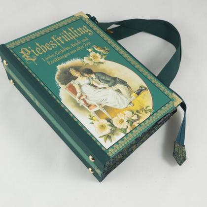 Liebesfrühling Tasche aus einem Buch