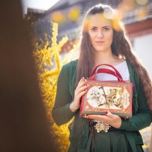 Goldene Kinderzeit Tasche aus einem Buch