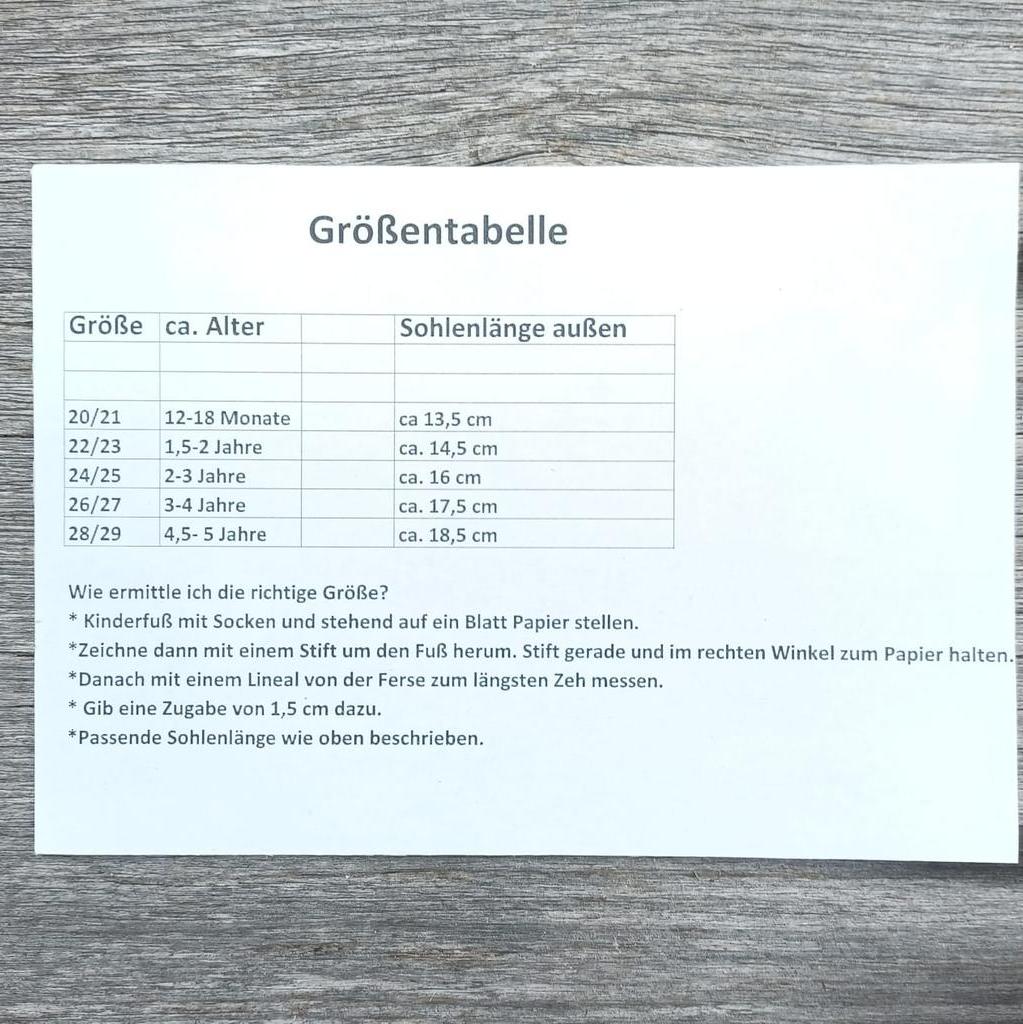 Krabbelschuhe Naturleder khaki Gr18/19 - Image 4