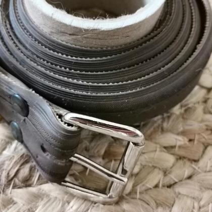 Gürtel aus Fahrrad-Mantel *BRAUN!* - Image 2