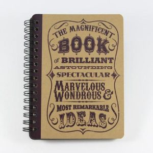 Spiralnotizbuch "The Magnificent Book Of Ideas", Größe DIN A6