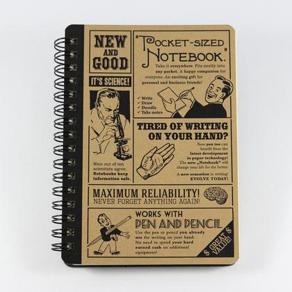 Spiralnotizbuch "New and Good - Pocket-sized Notebook", Größe DIN A6