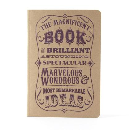 Notizbuch "Magnificent Book Of Brilliant, Astounding, Spectacular...Ideas", A6
