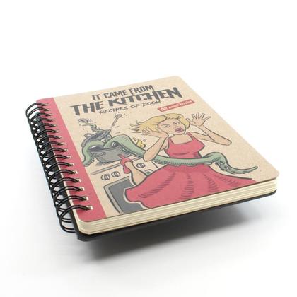 Spiralnotizbuch "It came from the kitchen" für eigene Rezepte, Größe DIN A6 - Image 2