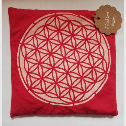 Kirschkernkissen "Blume des Lebens"