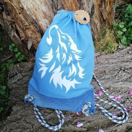 Upcycling Turnbeutel "Wolf"