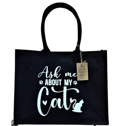 *Jutetasche für Katzenfans*