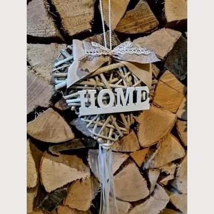 Geflochtenes Herz-Deko Unikat