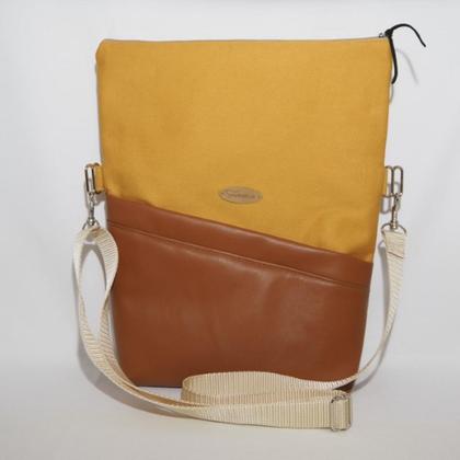 Faltumhängetasche gelb - Image 2