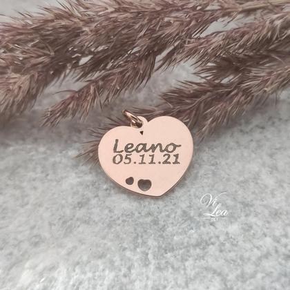 Gravurplättchen Premium Herz