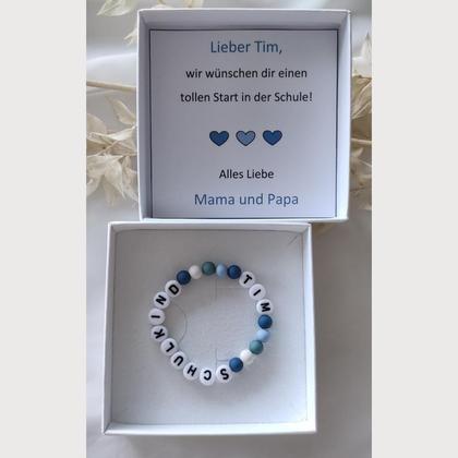 Baby/Kinder Namens Armband SCHULKIND - Image 2